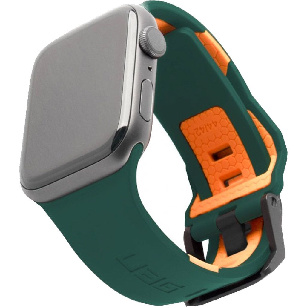 

Ремешок для часов Armorstandart Civilian Silicone Watch Strap для Apple Watch 42/44/45/49mm Green/Orange (ARM58397) [74204]
