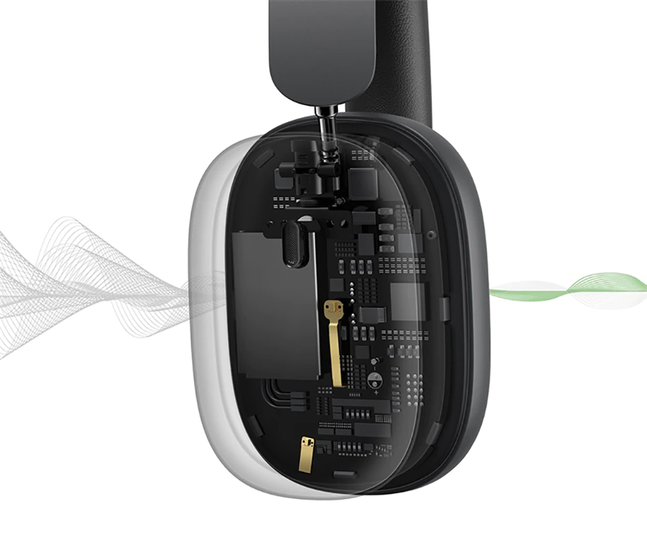Навушники Baseus Bowie H1 Noise-Cancelling Wireless Headphones Gray (NGTW230013) 