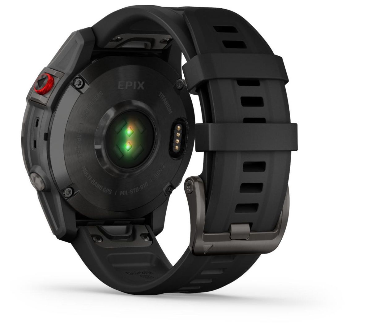 Смарт-годинник Garmin Epix (Gen 2) Sapphire Edition 47mm Black Titanium with Black Band (010-02582-10/11)