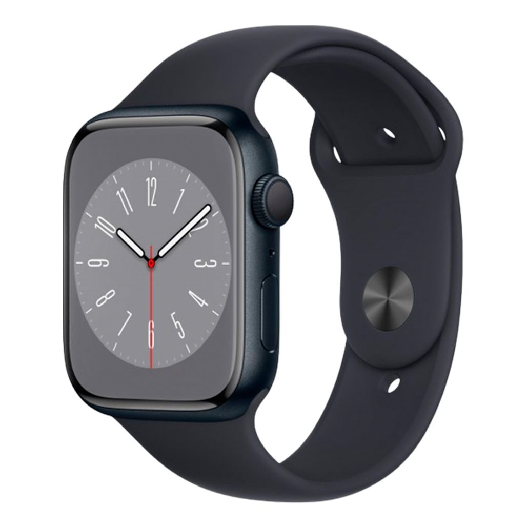 

Смарт-годинник Apple Watch Series 8 45mm Midnight Aluminum Case with Midnight Sport Band M/L (MNP13UL/A)