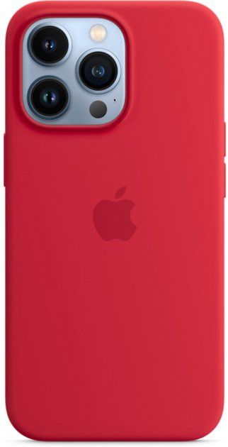 Чохол Silicone Case з MagSafe для Apple iPhone 13 Pro (6.1) Red ААА
