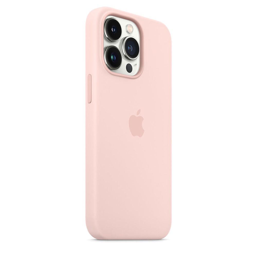 Чохол Silicone Case з MagSafe для Apple iPhone 13 Pro (6.1) (Chalk Pink) ААА