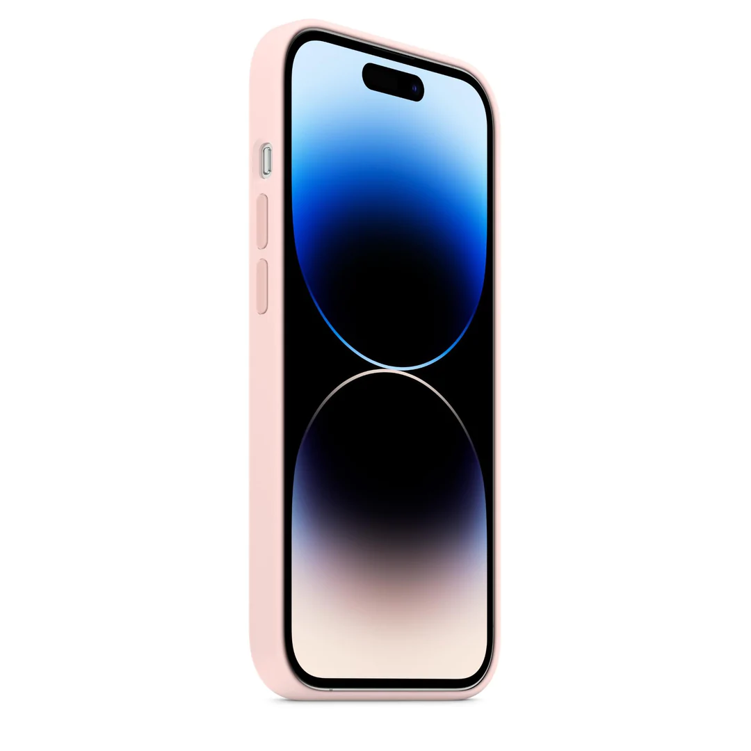 Чохол Silicone Case з MagSafe для Apple iPhone 14 Pro Max (Chalk Pink) ААА