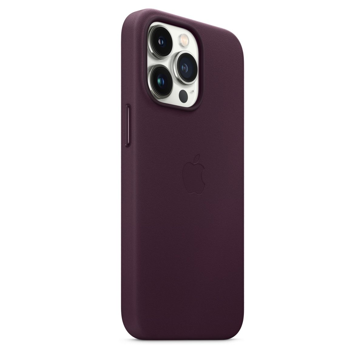 Чохол Leather Case з MagSafe для Apple iPhone 13 Pro (6.1) (Dark Cherry) ААА