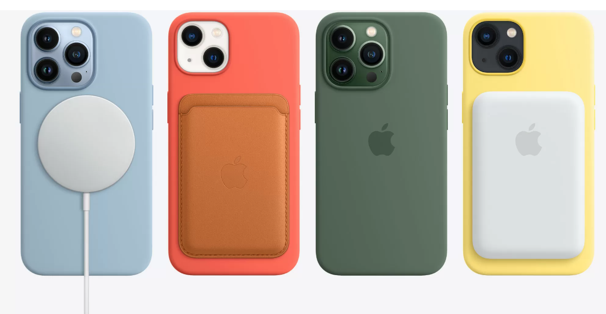 Чохол Silicone Case з MagSafe для Apple iPhone 13 Pro (6.1) (Eucalyptus) ААА