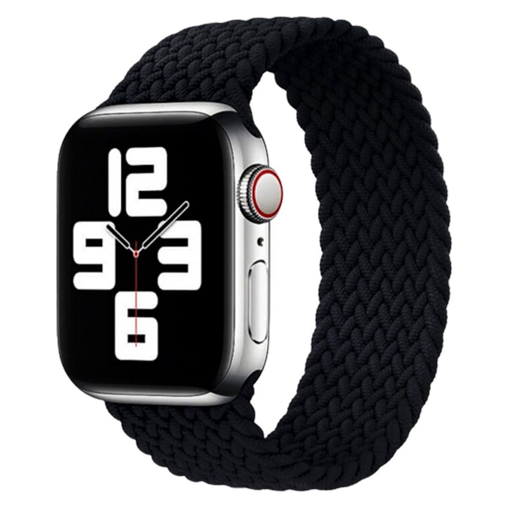 

Ремінець Braided Solo Loop Band для Apple Watch 38mm / 40mm / 41mm (Charcoal) Size 4 132 mm