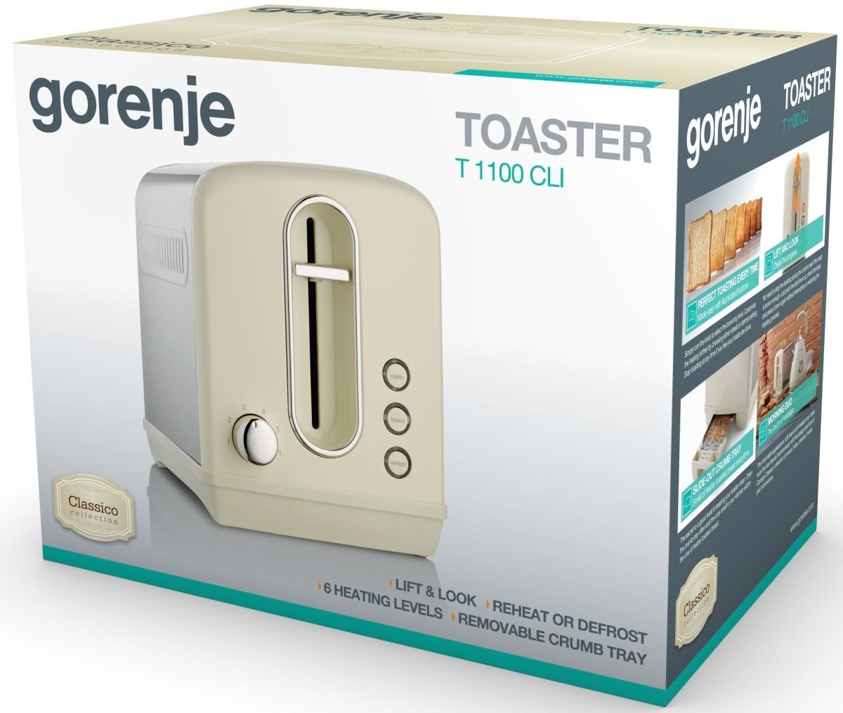 Тостер Gorenje T1100CLI [65731] 