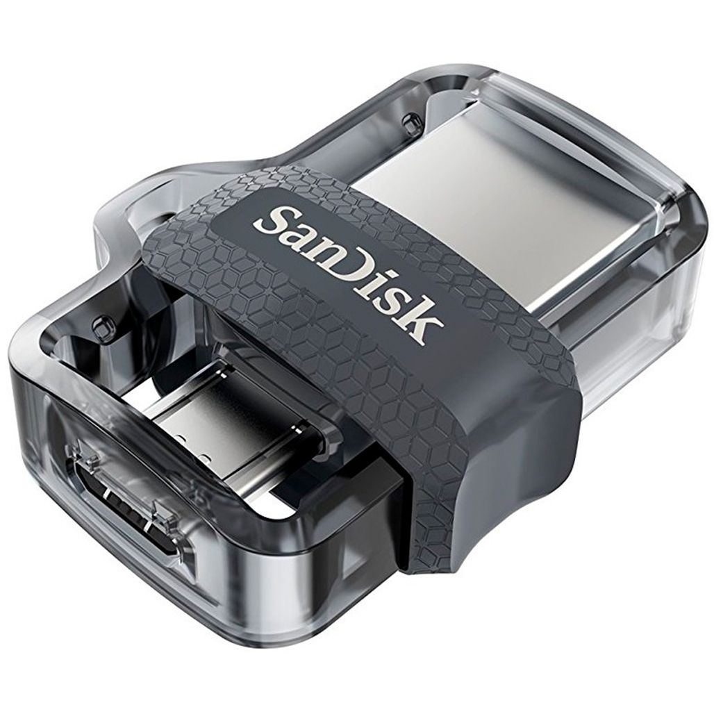 

USB флеш-накопитель SanDisk Ultra Dual 64GB USB-A + microUSB 3.0 OTG (SDDD3-064G-G46)
