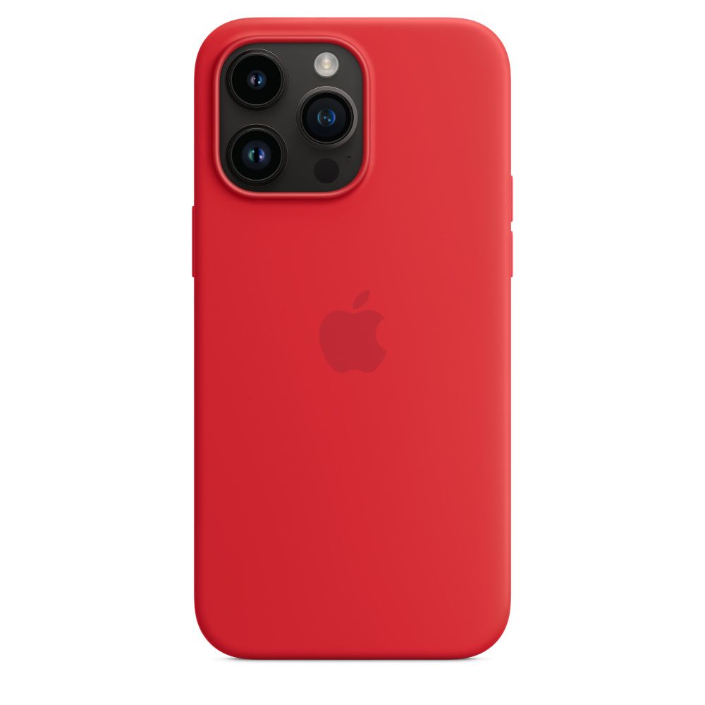 Чохол Silicone Case з MagSafe для Apple iPhone 14 Pro Max (Product Red) ААА 