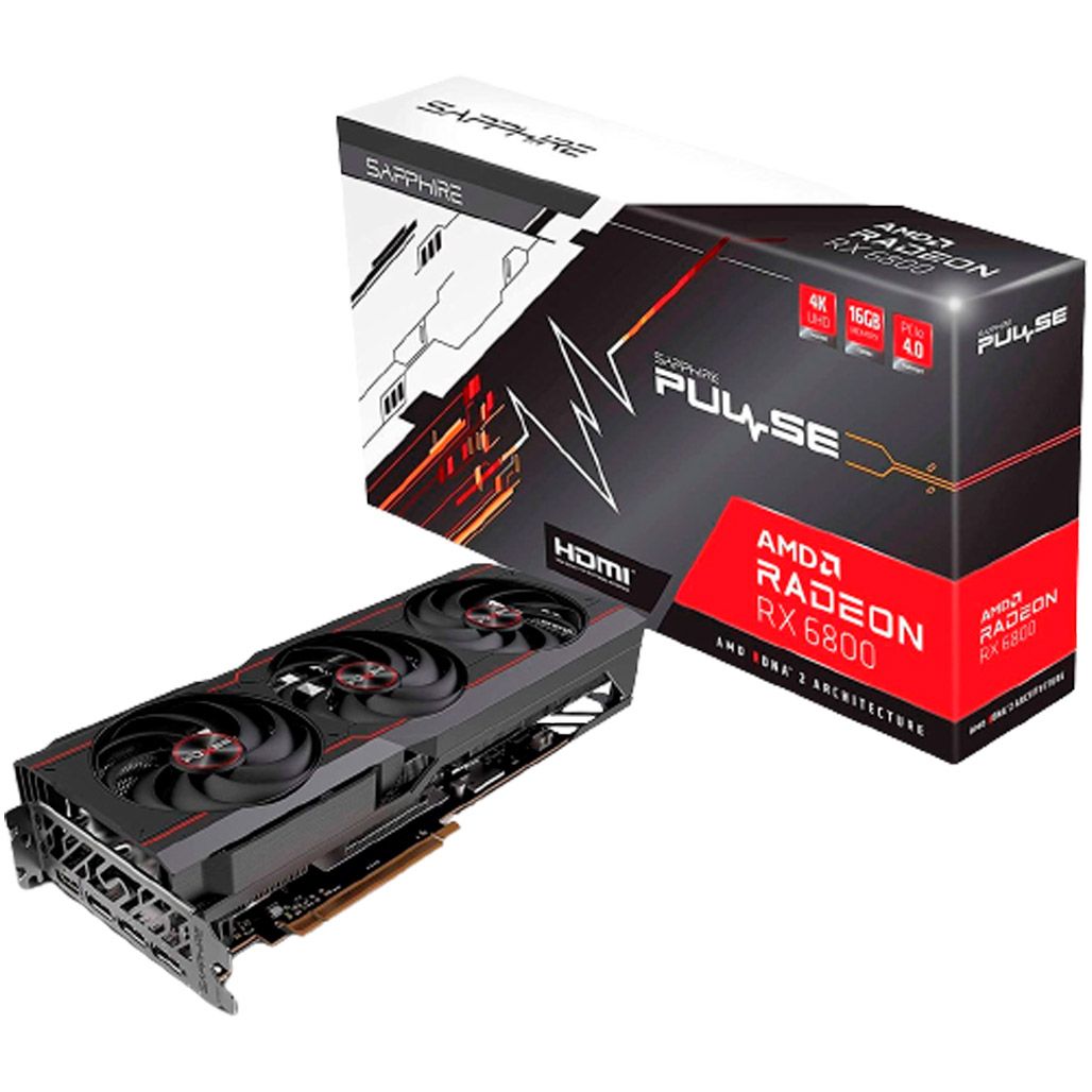 

Видеокарта Sapphire Radeon RX 6800 16 GB PULSE (11305-02-20G) [75483]