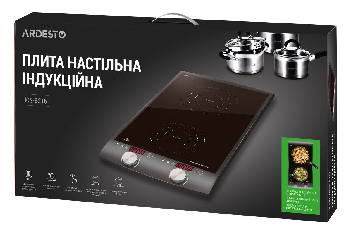 Настільна плита Ardesto (ICS-B216)