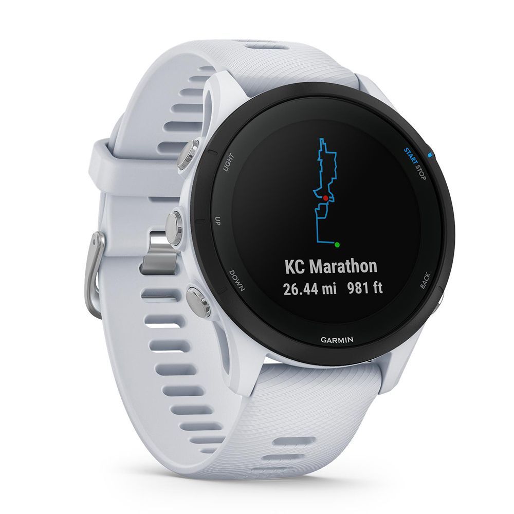 Смарт-годинник Garmin Forerunner 255 Music Whitestone (010-02641-31)