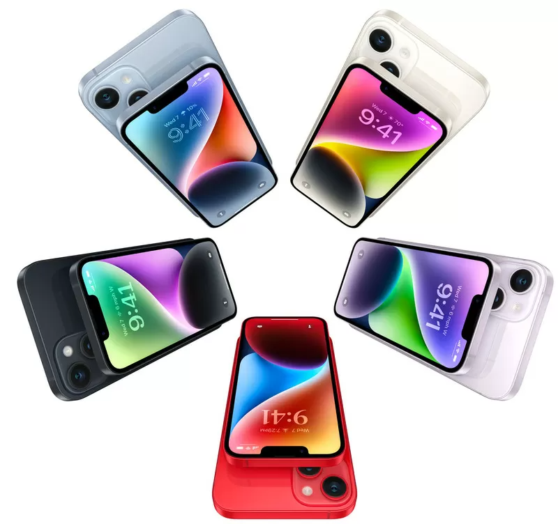 Смартфон Apple iPhone 14 256GB eSIM Purple (MPW83) [74086] 