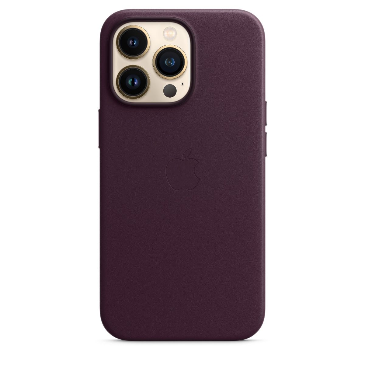 Чохол Leather Case з MagSafe для Apple iPhone 13 Pro (6.1) (Dark Cherry) ААА