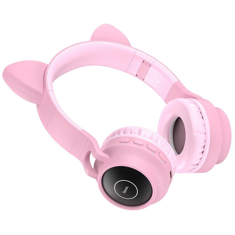 Навушники Hoco W27 Cat Ear Stereo Bluetooth Headphones Pink (718464)