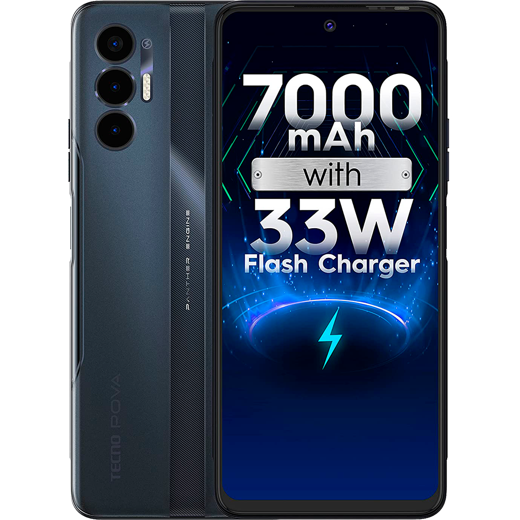 

Смартфон Tecno LF7n POVA 3 6/128Gb Eco Black (4895180781629) UA-UCRF [72005]