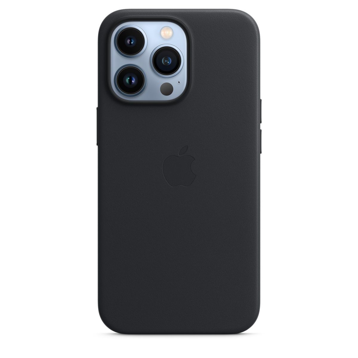 Чохол Leather Case з MagSafe для Apple iPhone 13 Pro (6.1) (Midnight) ААА