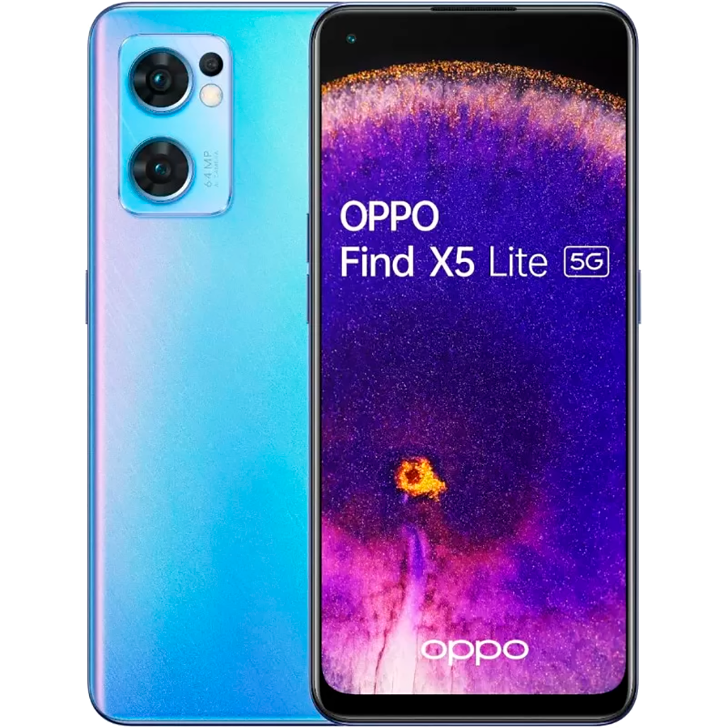 

Смартфон OPPO Find X5 Lite 5G 8/256GB (Startrails Blue)