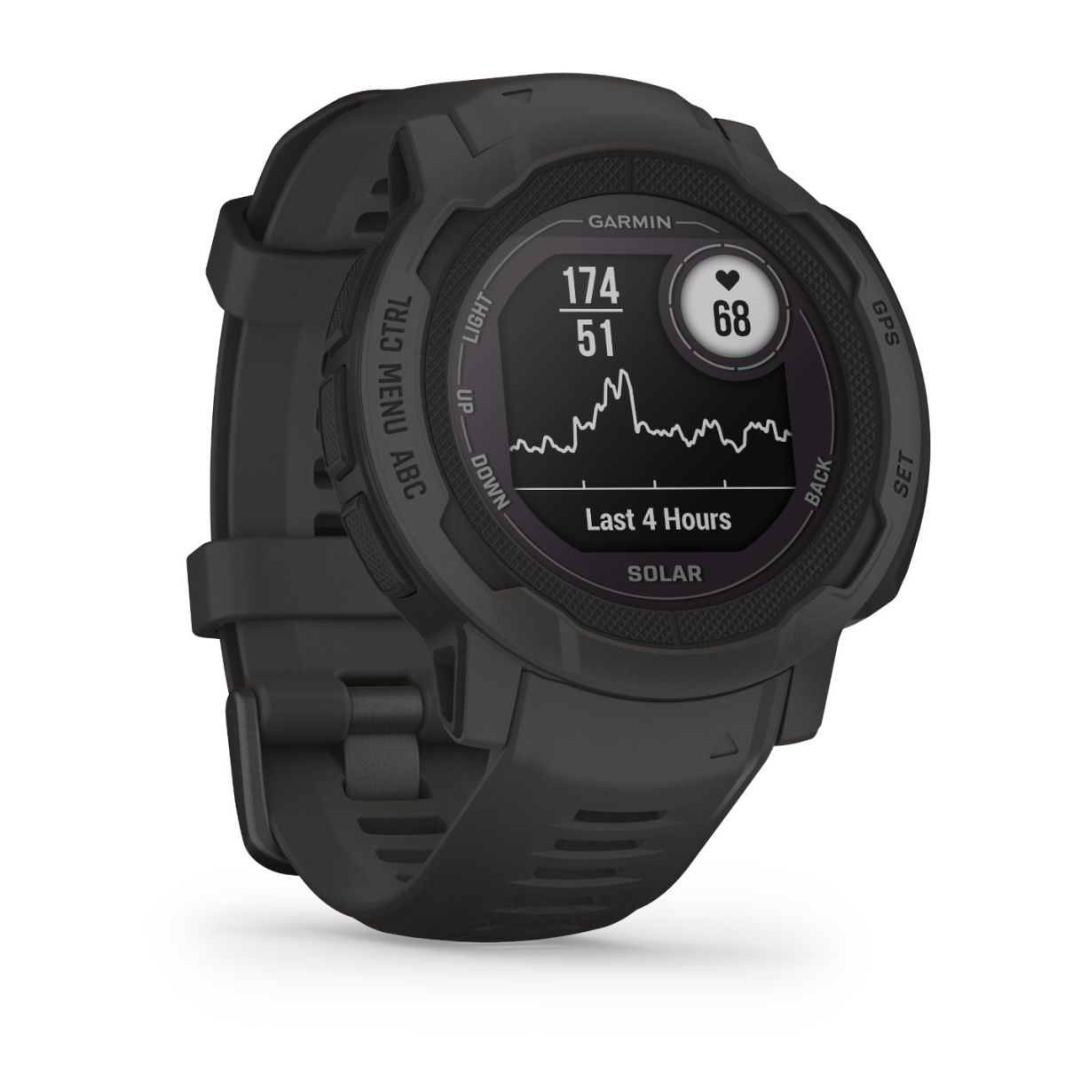 Смарт-годинник Garmin Instinct 2 Solar Standard Edition Graphite (010-02627-00/10)