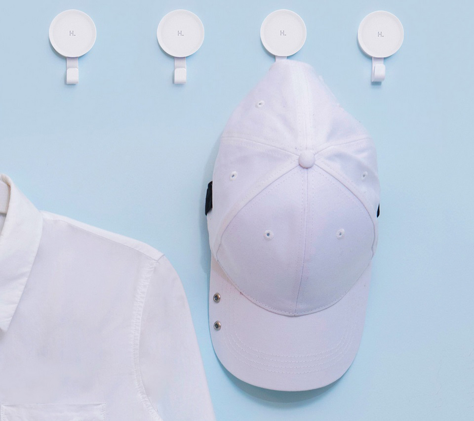 Набор настенных крючков Happy Life Small Hook White 6 pcs set кепка и рубаха на крючке