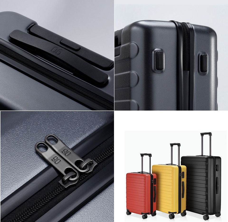Чемодан RunMi 90 Seven-bar luggage элементы конструкции