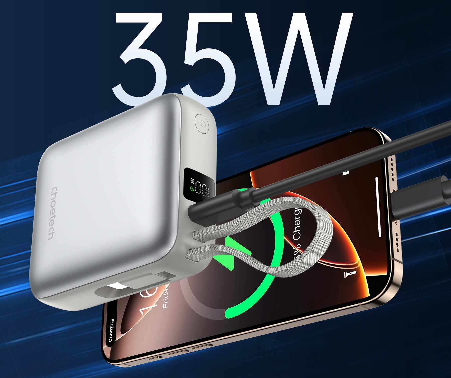 Внешний аккумулятор Choetech B832-GO 10000mAh недорого