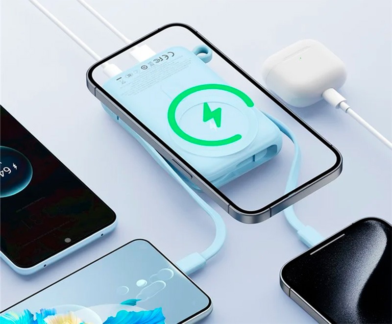 Внешний аккумулятор WiWU Wi-P016 10000mAh Blue недорого