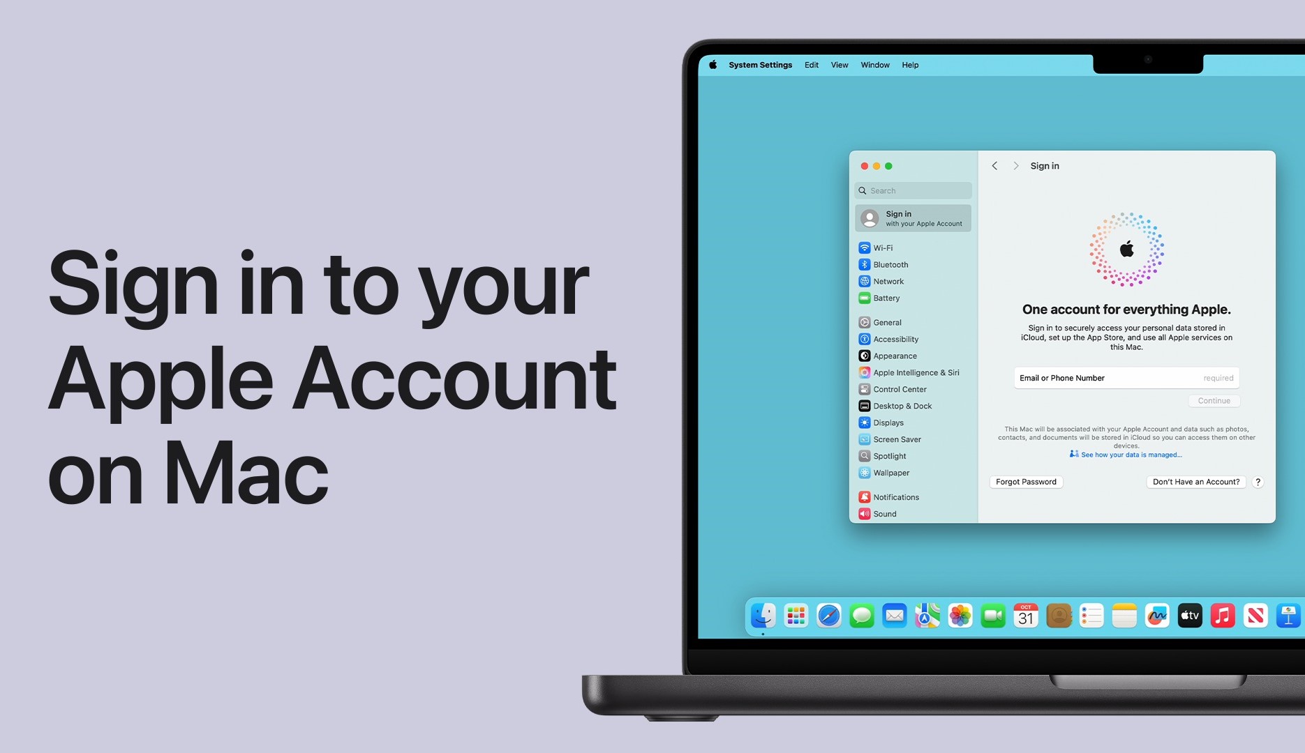 Как создать Apple ID на MacBook и Mac