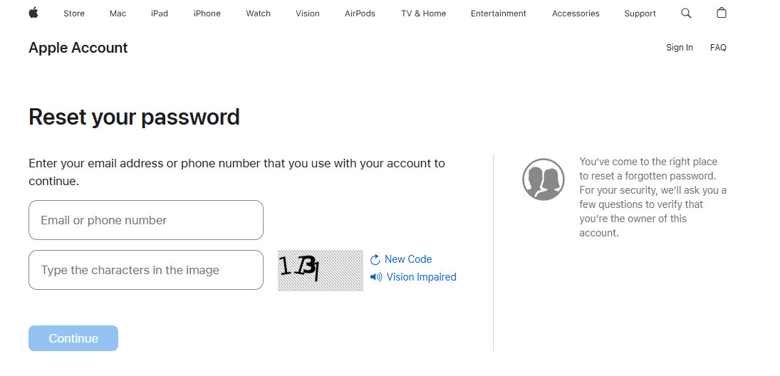 Как поменять пароль apple id