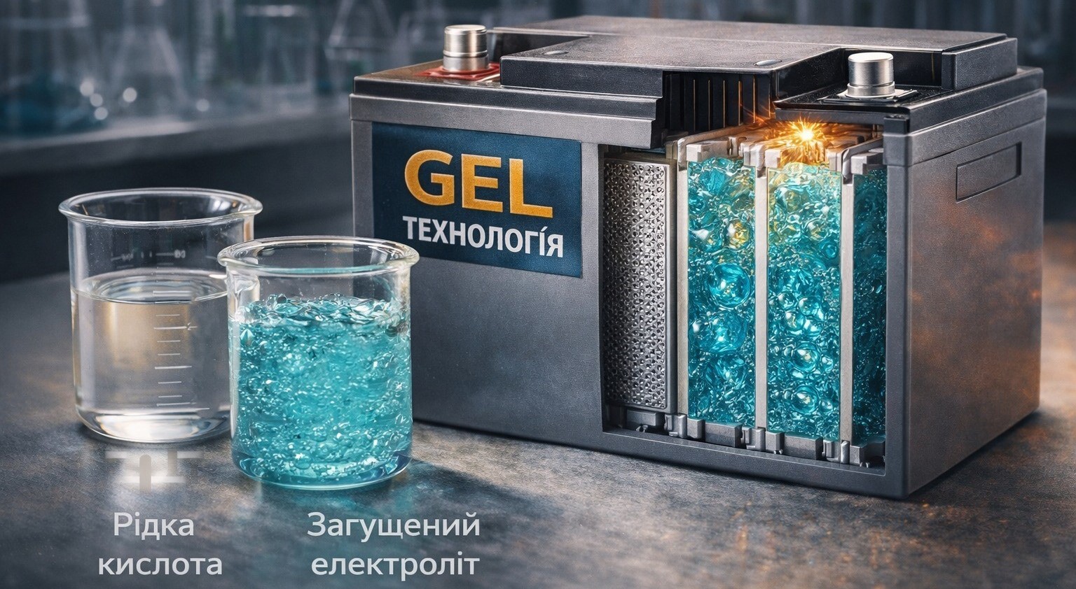 Як працює GEL акумулятор
