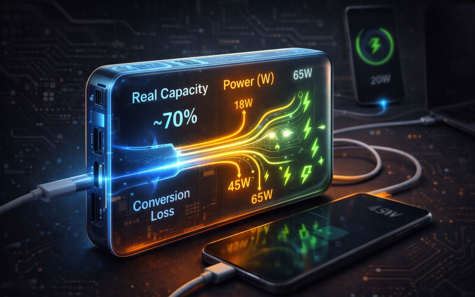 Как выбрать Power Bank: емкость, мощность и быстрая зарядка 3D-визуализация выбора power bank
