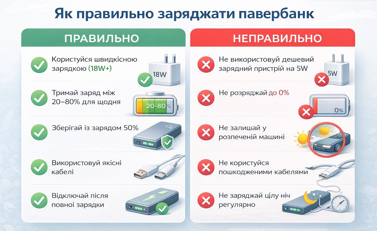 Правила зарядки повербанка Как зарядить повербанк правильно