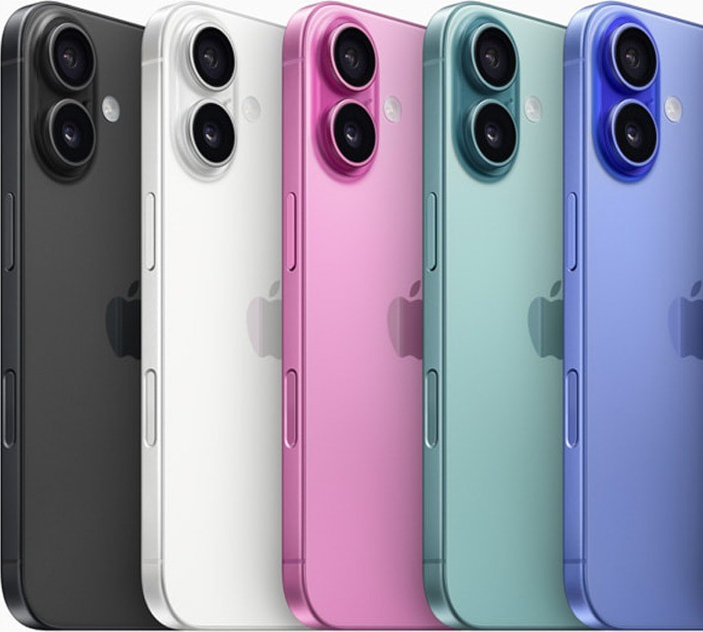 Палітра Apple iPhone 16 Plus