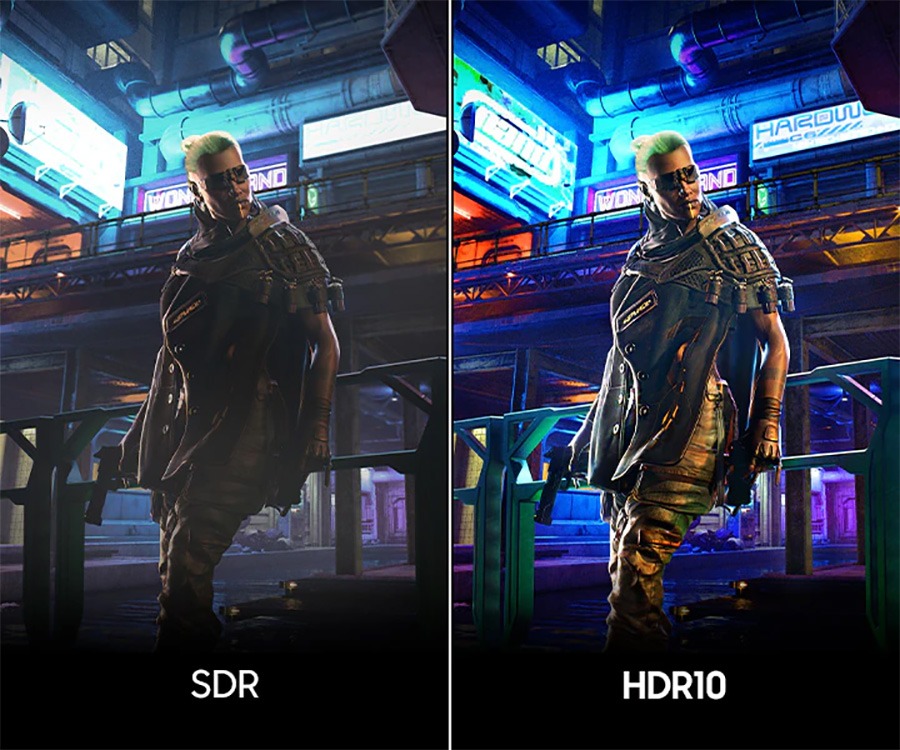 Технологія HDR10 дозволяє відображати більше деталей в світлих ділянках сцени та точно передавати найтонші градації тіней