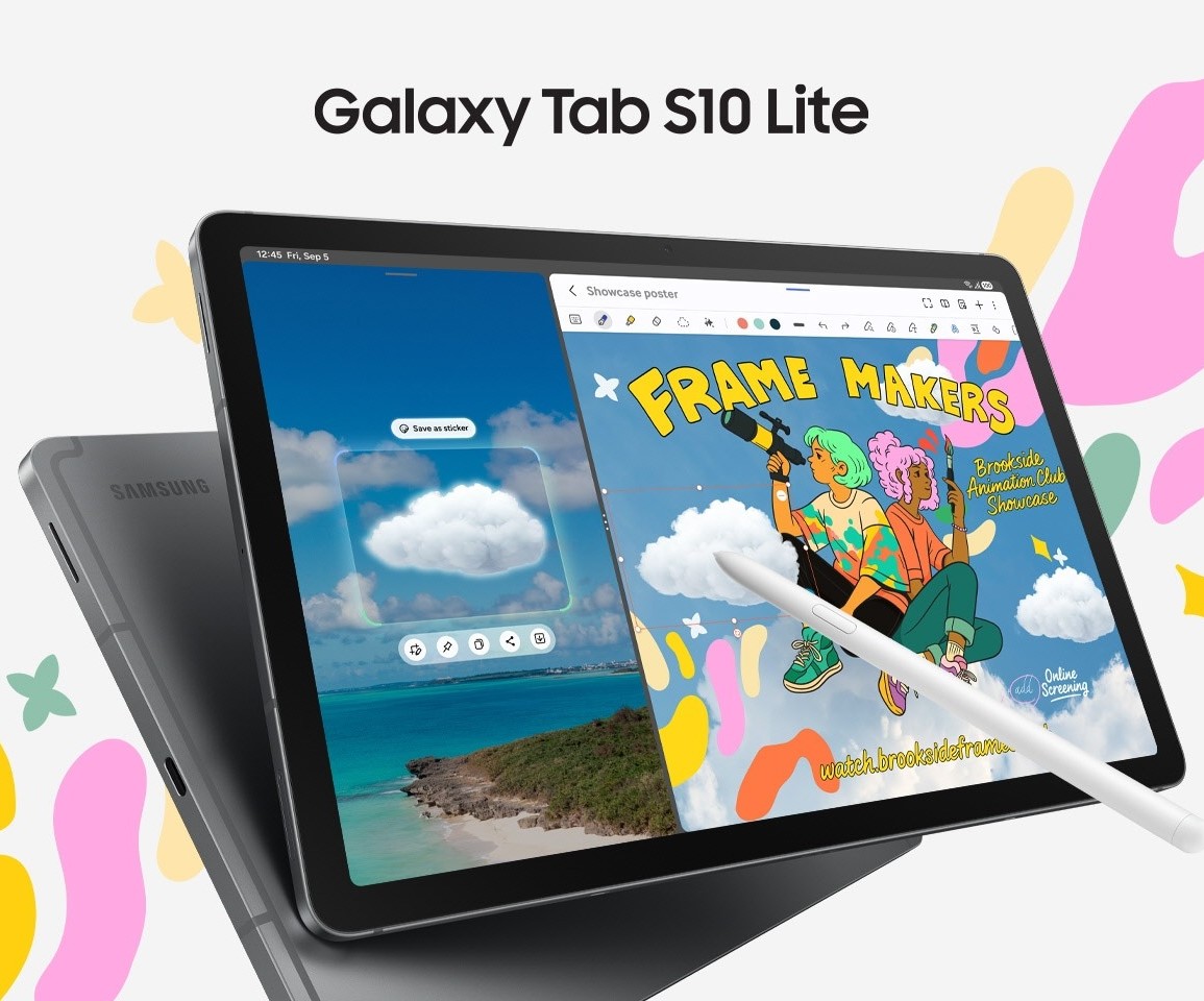 Galaxy Tab S10 Lite оснащений великим 10,9-дюймовим дисплеєм із частотою оновлення 90 Гц