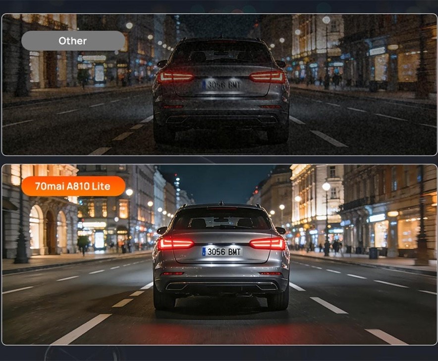 Автомобильный видеорегистратор 70mai Dash Cam 4K A810 Lite недорого