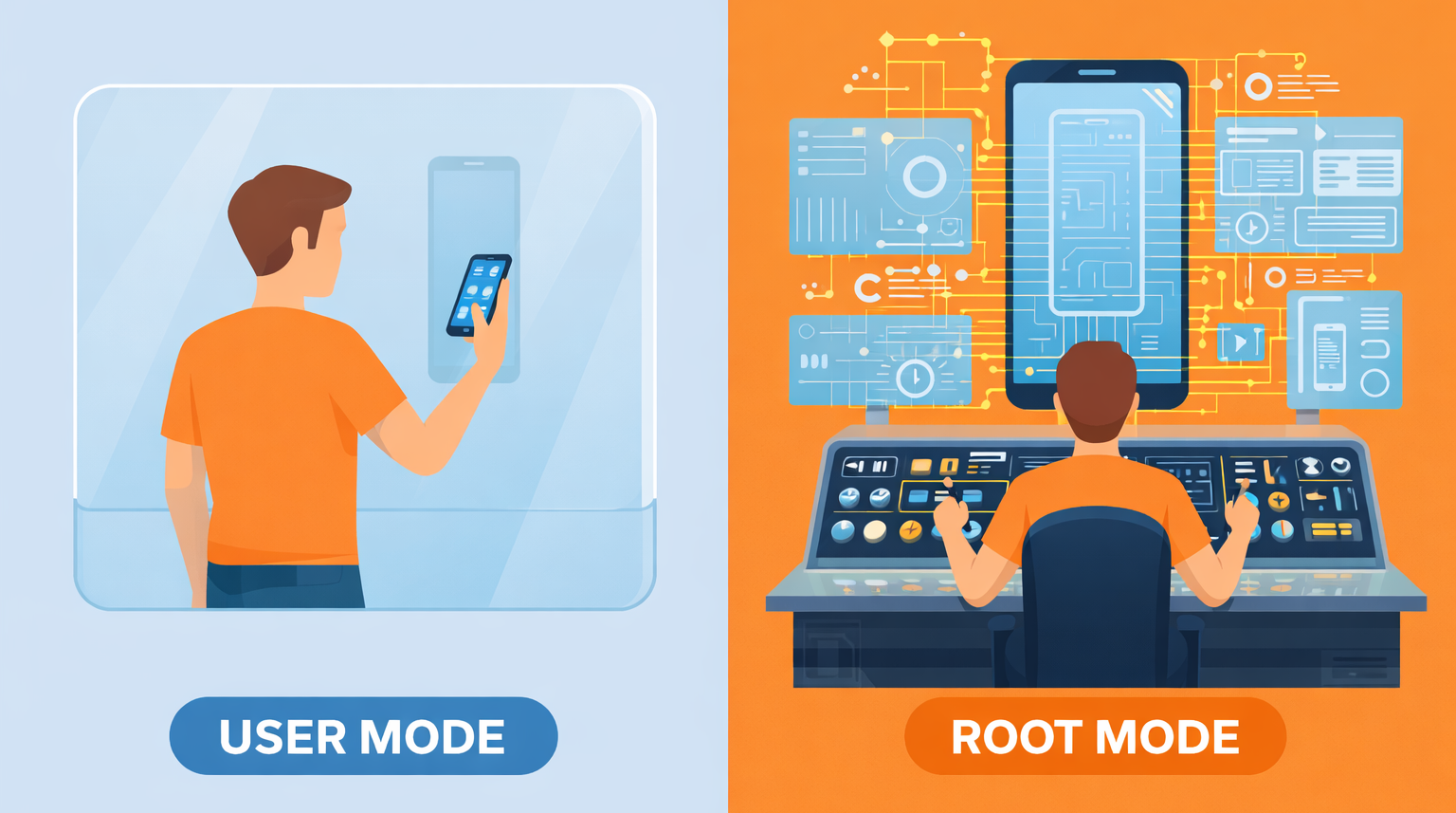Возможности пользователя на root телефоне