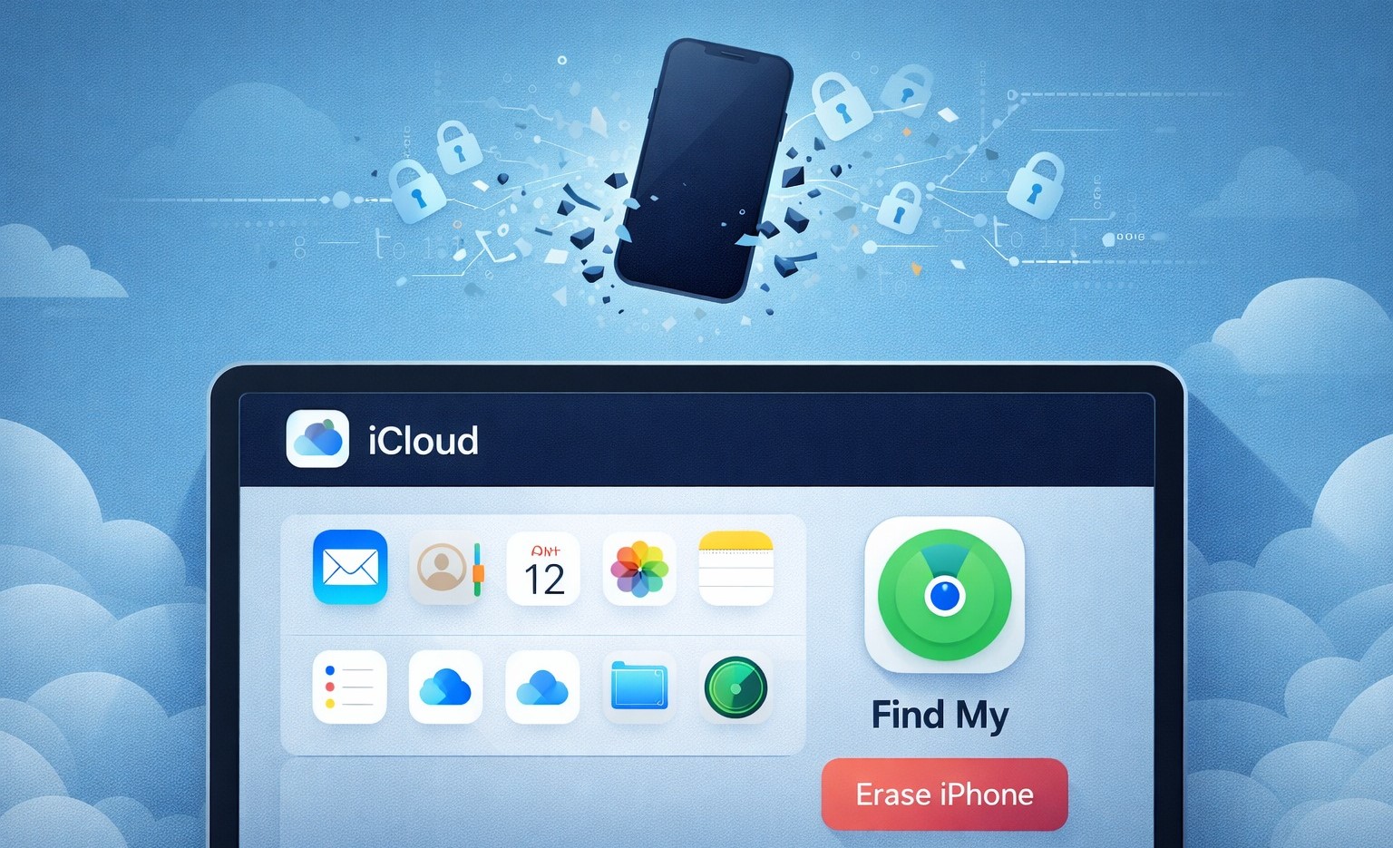 Как востановить пароль через iCloud