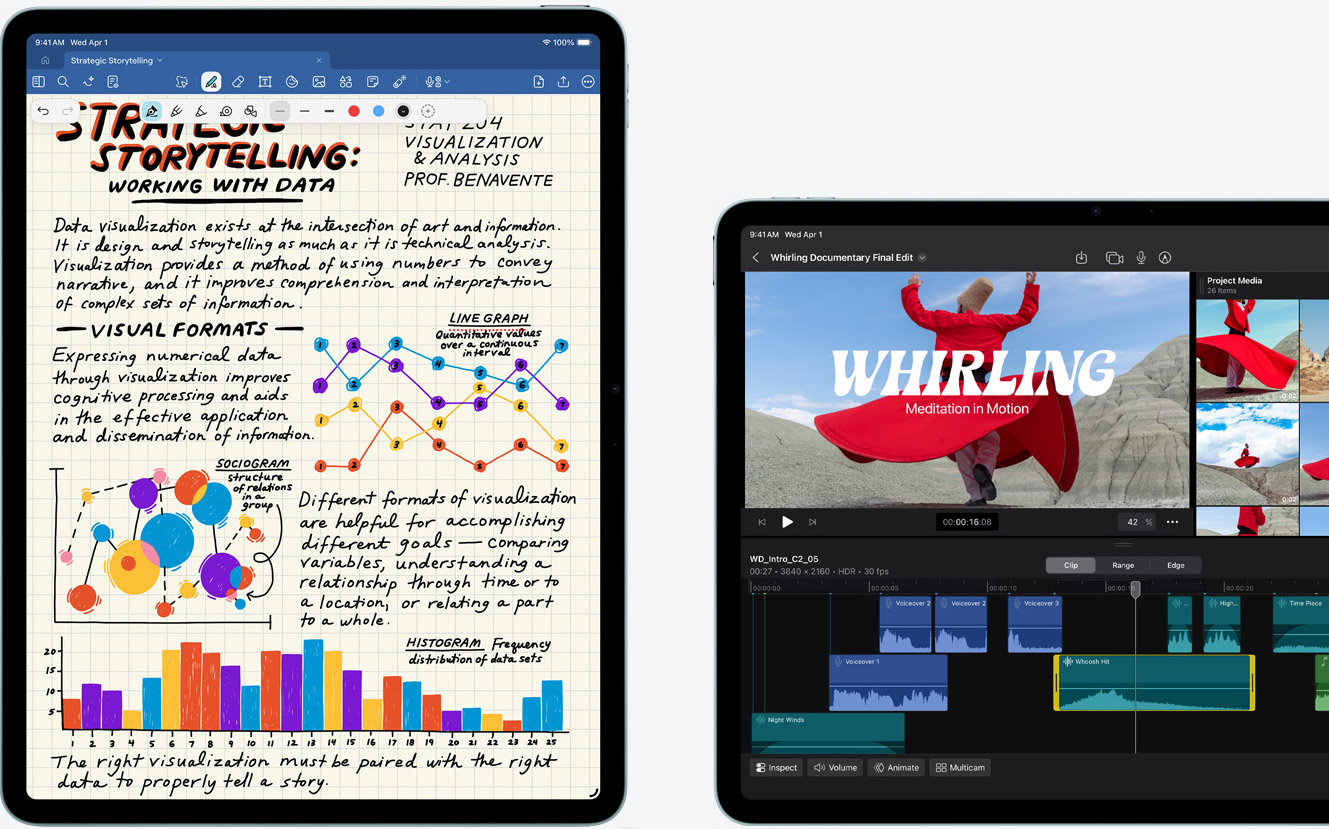 16-ядерный Neural Engine в чипе M4 делает iPad Air еще более мощным устройством для искусственного интеллекта