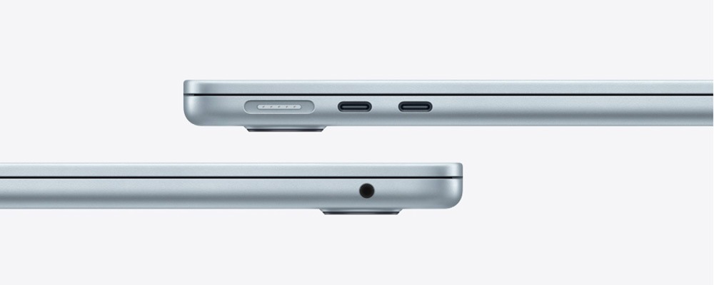 Порты и подключения MacBook Air 13 Два порта Thunderbolt 4