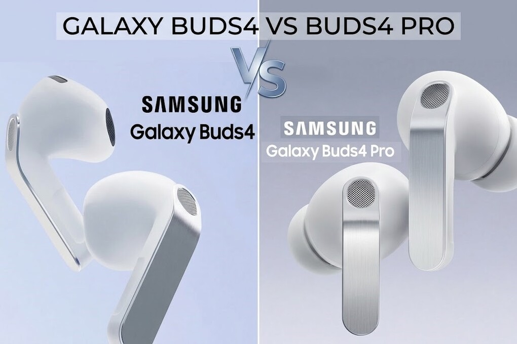 Чем отличаются друг от друга Galaxy Buds4 и Buds4 Pro