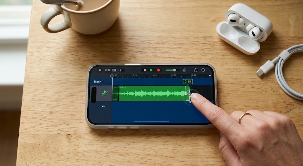 Использовать звук из проекта в GarageBand как стандартный рингтон 