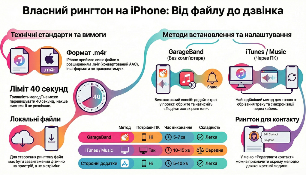 Краткая инструкция: как установить свою песню в качестве рингтона