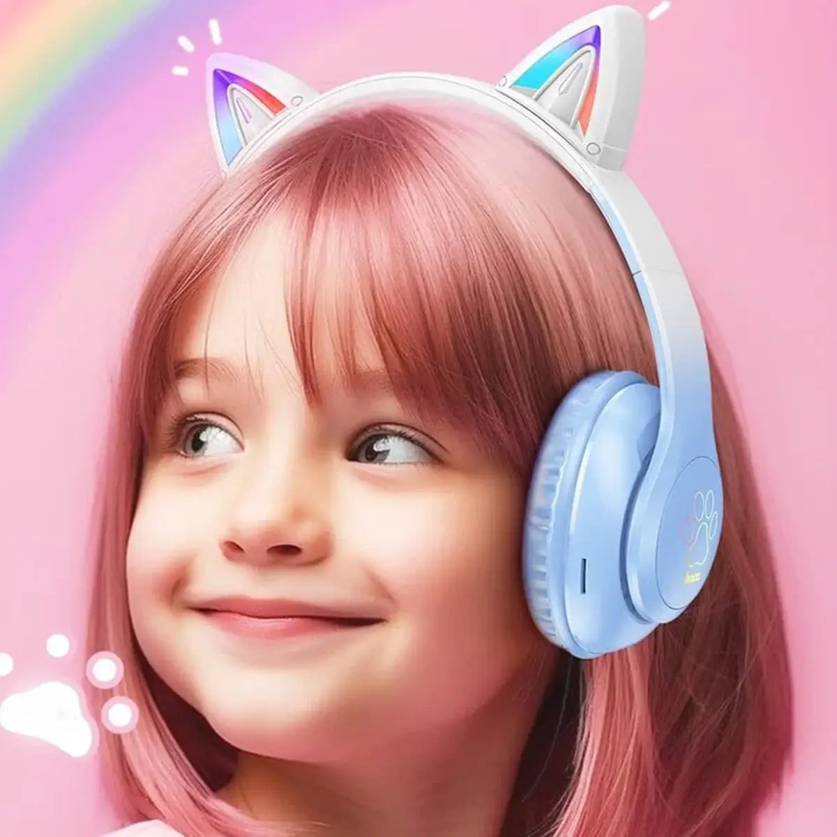 Навушники Hoco W42 Cat Ear Cherry Blossom недорого