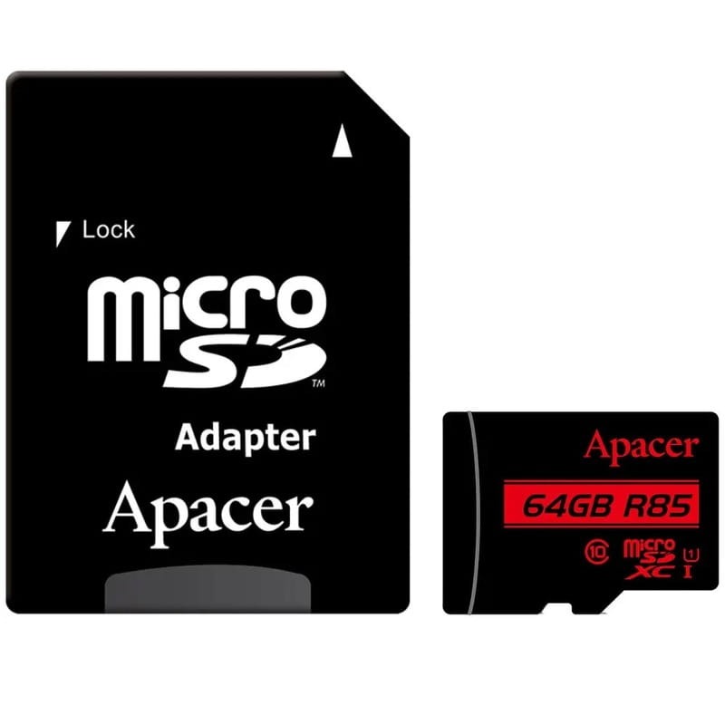 Apacer 64 GB microSDXC Хранение и передача данных