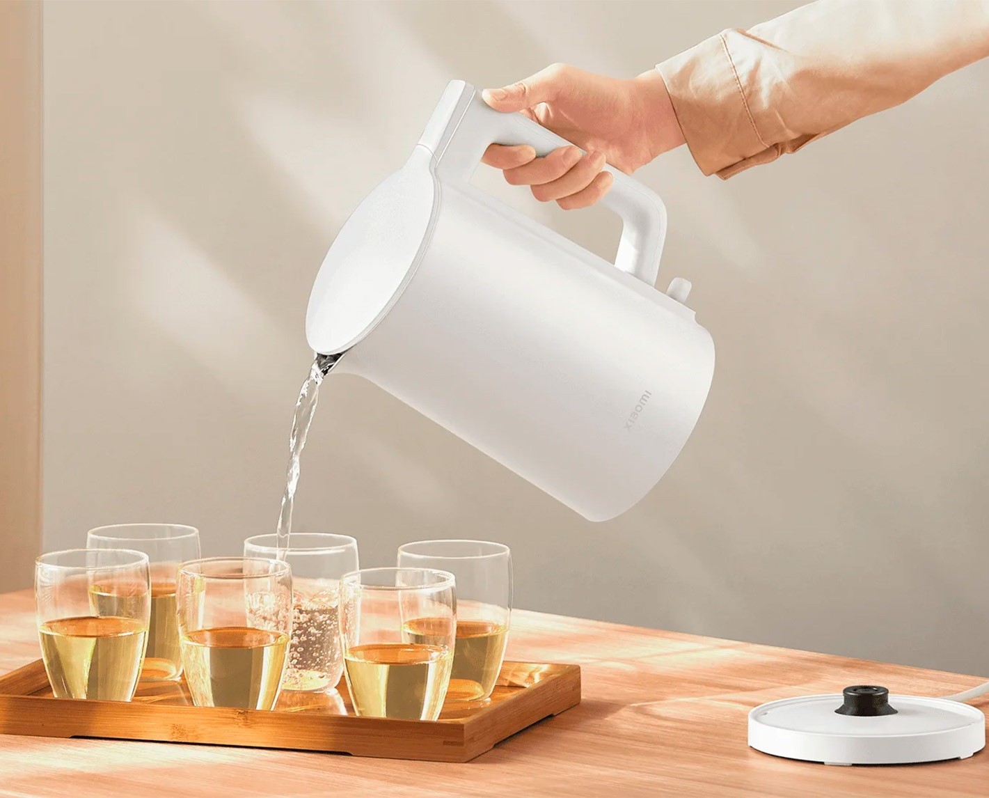 Двошарові стінки чайника Xiaomi Electric Kettle 2 Lite