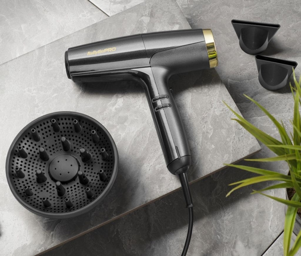 Фен BaByliss PRO Falco BAB8550E Grey/Gold недорого