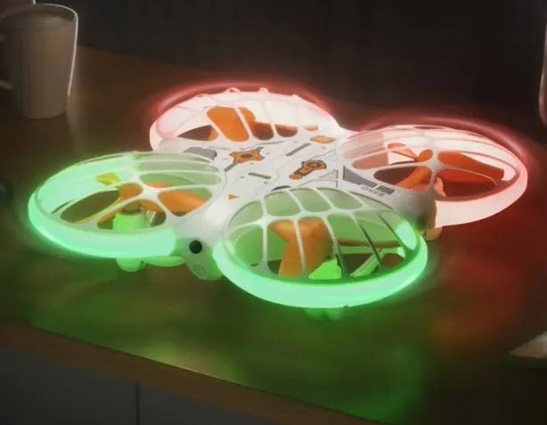 Ціни на Квадрокоптер JJRC H122 Neon Drone With Obstacle Avoidance White