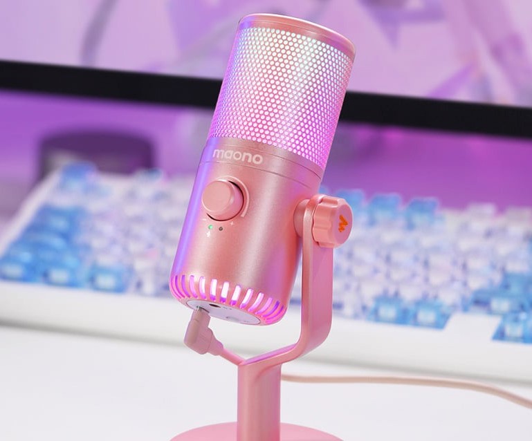 Мікрофон Maono DM30 RGB Pink купити в Дніпрі