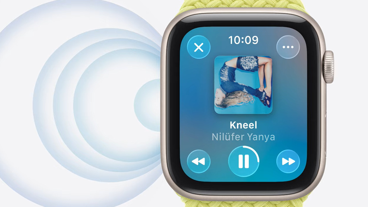 Воспроизведение музики с Apple Watch SE 3